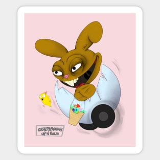 EASTER BUNNY UP N’ ROLL ‘N Sticker